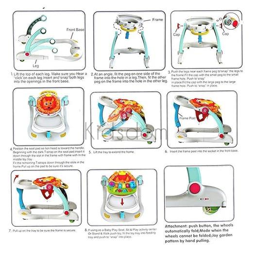 4-in-1 Baby Activity Walker