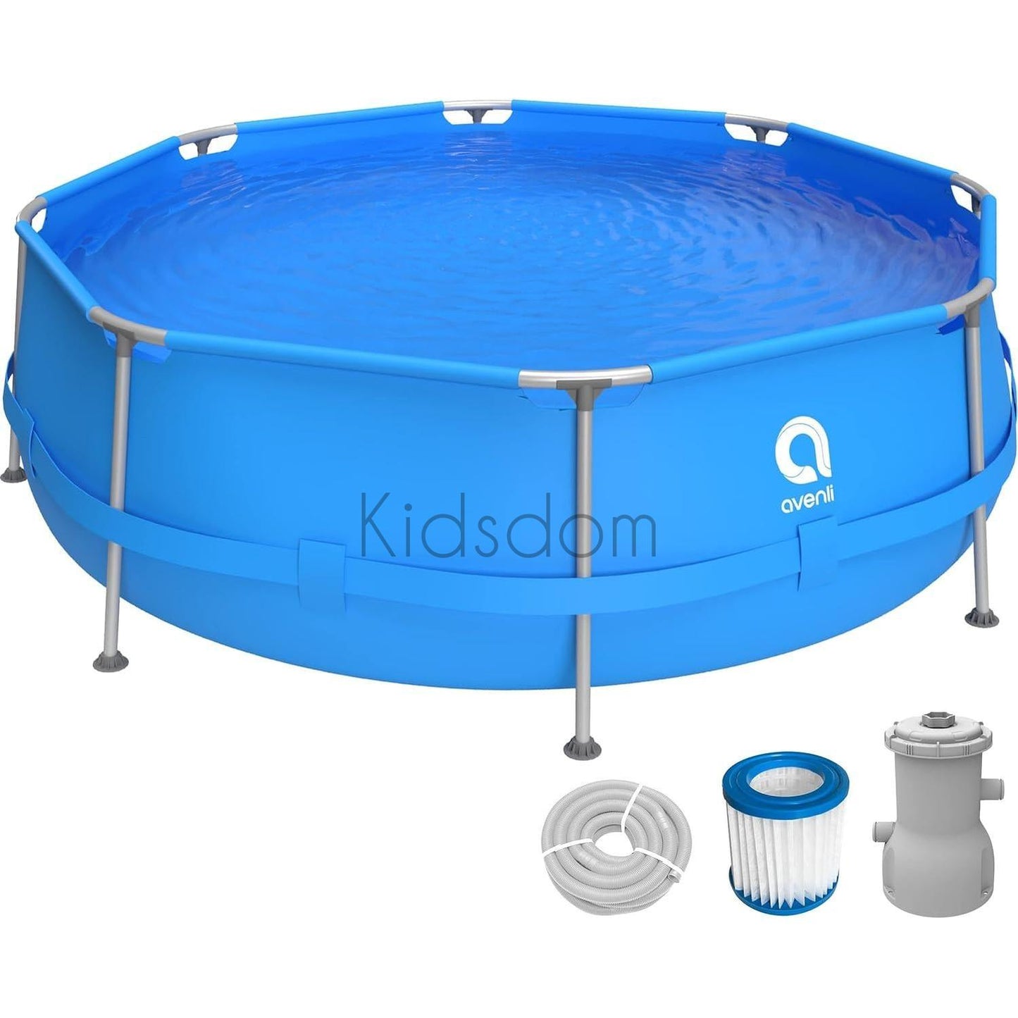 Avenli 3.0M x 76CM Round Frame Pool Set