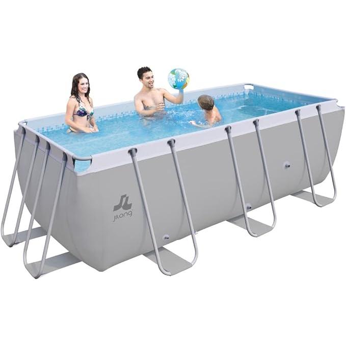 Avenli Rectangular Frame Pool Set – 4.00M x 2.07M x 1.22M