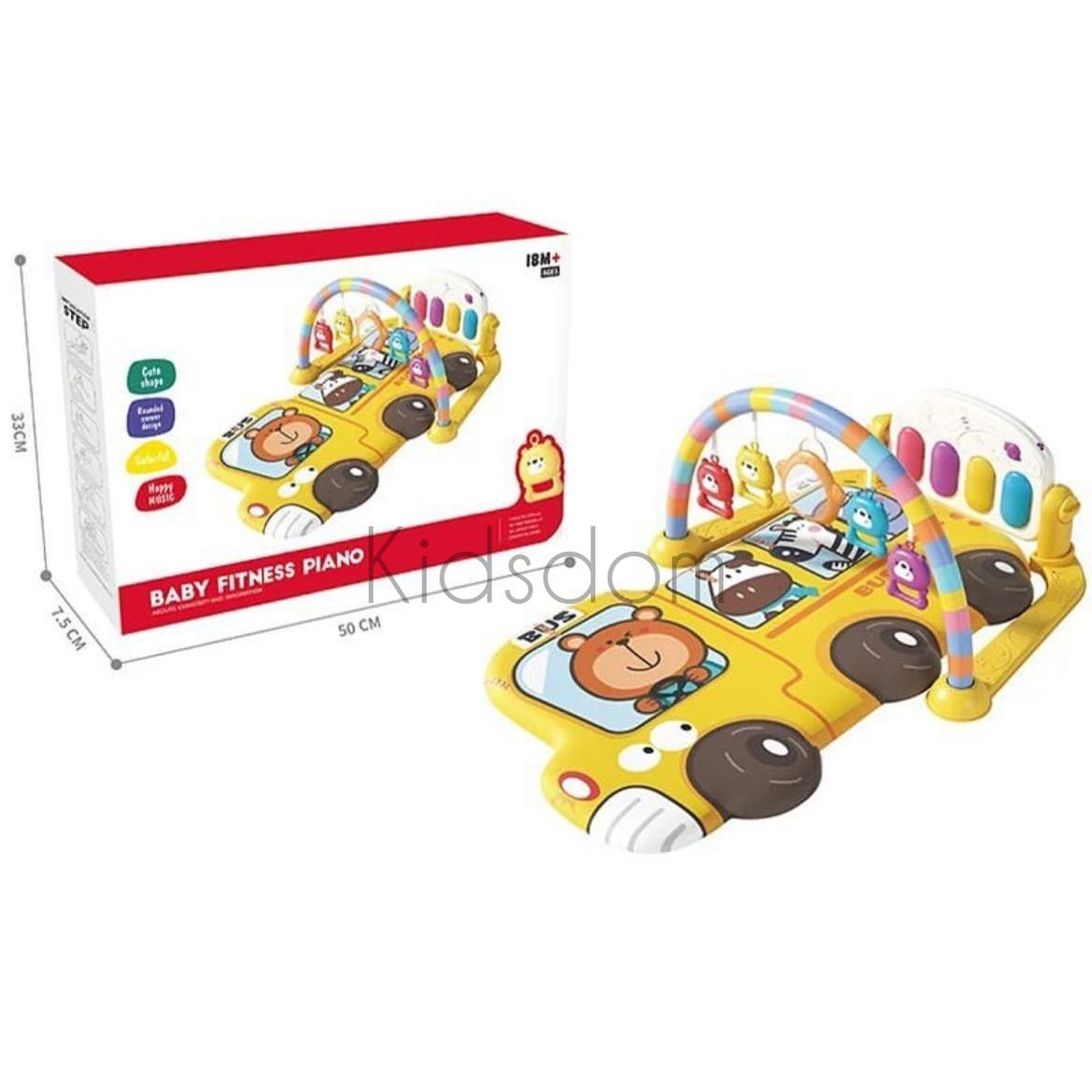 Baby Fitness Piano Gym Mat – Multi-Sensory Play & Development 