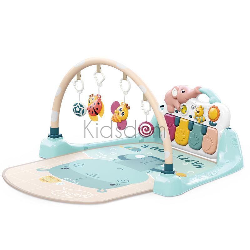 Baby Musical Activity Gym – Interactive Play Mat with Piano and Hanging Toys