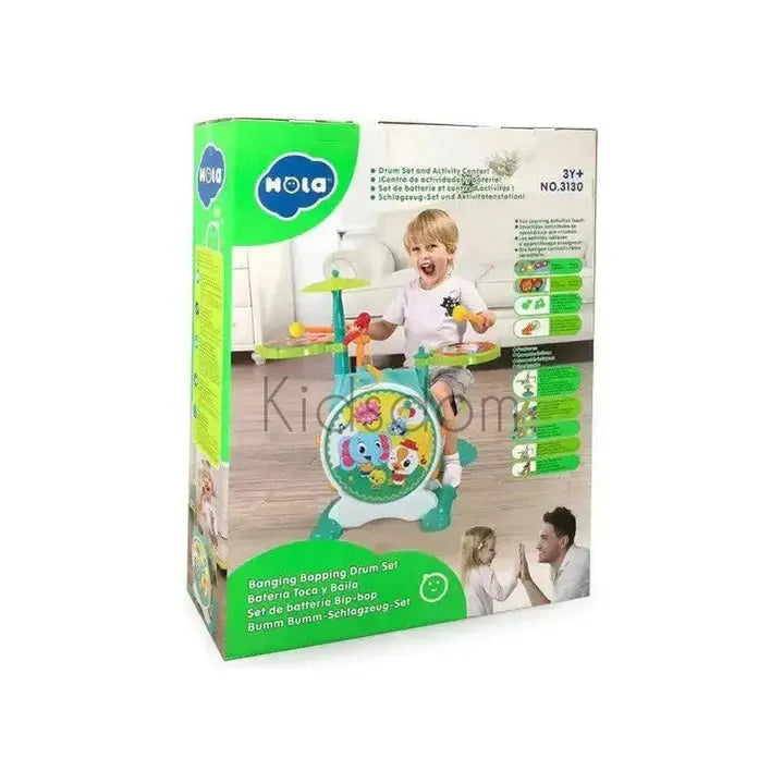 Banging Bopping Drum Set – Musical Activity Center for Kids