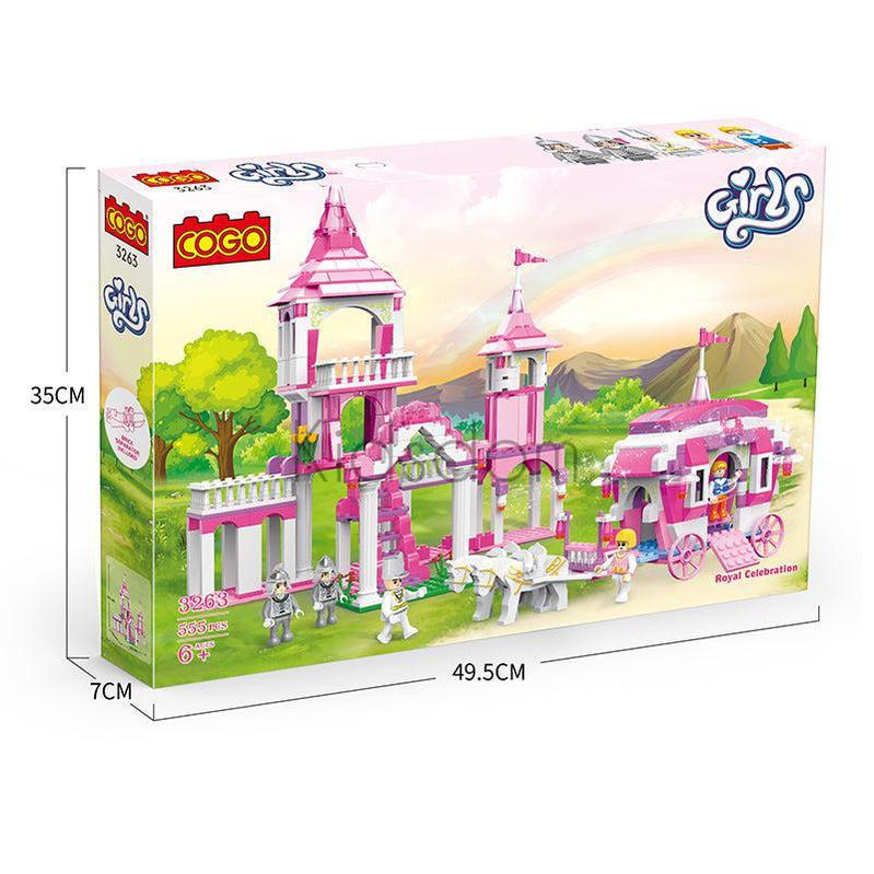 COGO Princess Castle Building Set – 356 Pieces