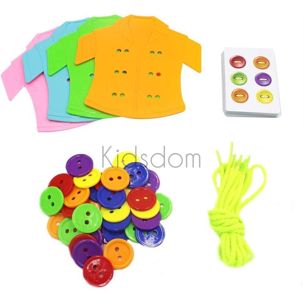 Clothes Button Pattern Matching Game