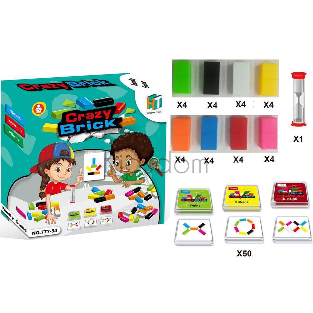 Crazy Brick – Fast-Paced Family Matching & Stacking Game