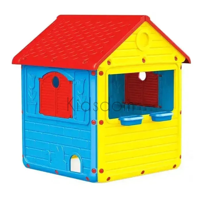 Dolu City House Playhouse – Indoor & Outdoor Playhouse for Kids