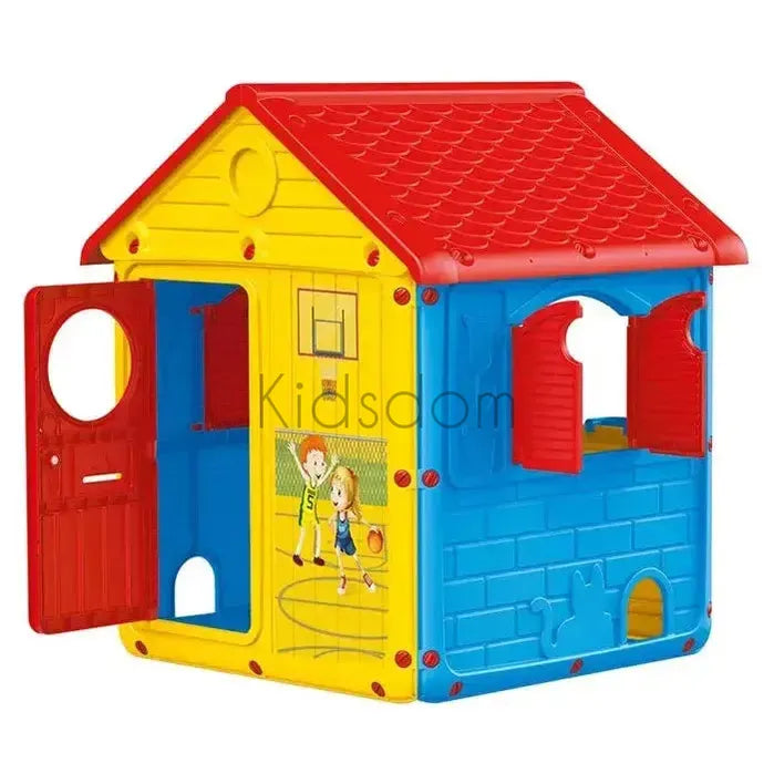 Dolu City House Playhouse – Indoor & Outdoor Playhouse for Kids