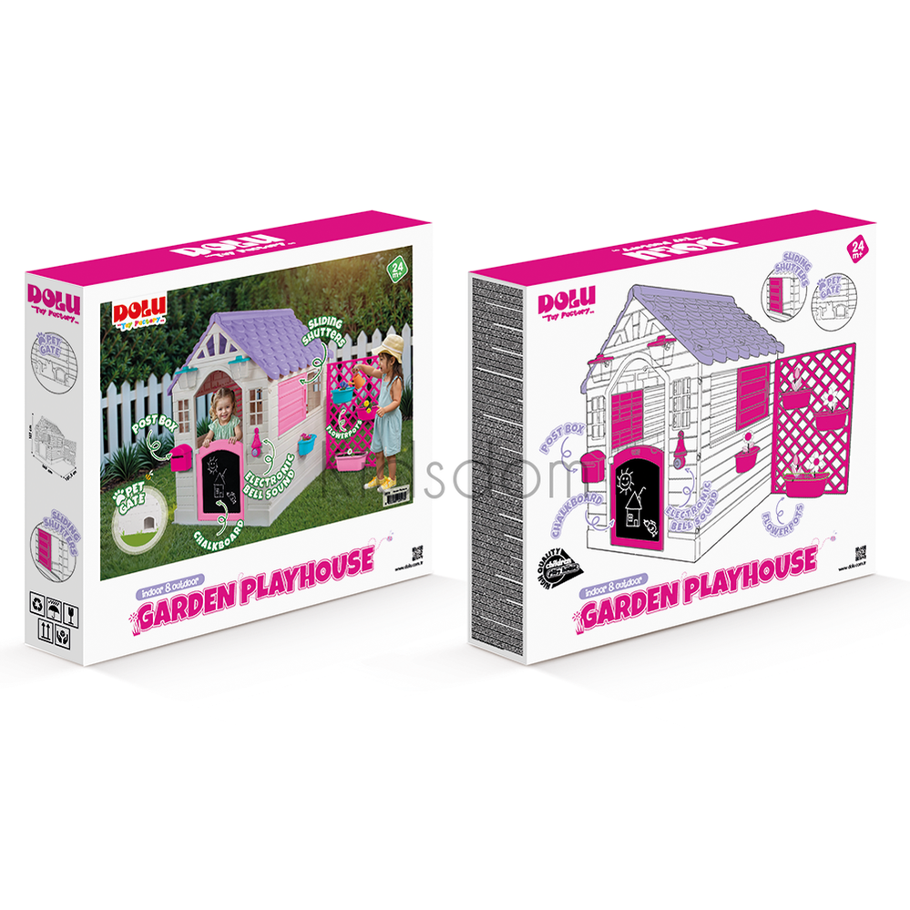 Dolu Garden Playhouse – Indoor & Outdoor Activity House for Kids