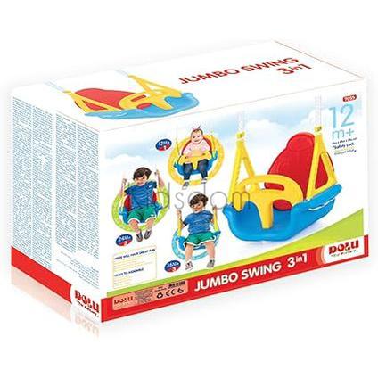Dolu Jumbo Swing 3-in-1 β Adjustable Toddler & Kids Swing