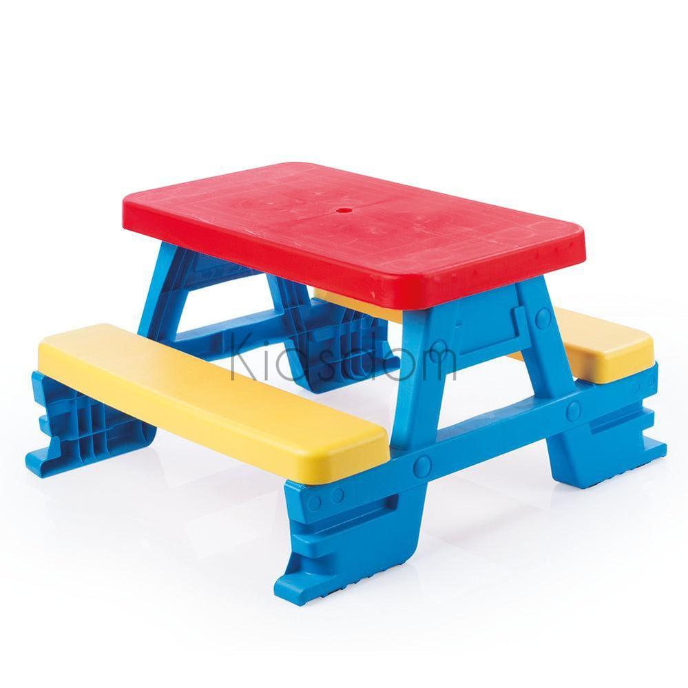 Dolu Kids Picnic Table – Indoor & Outdoor Play Table for 4 Children