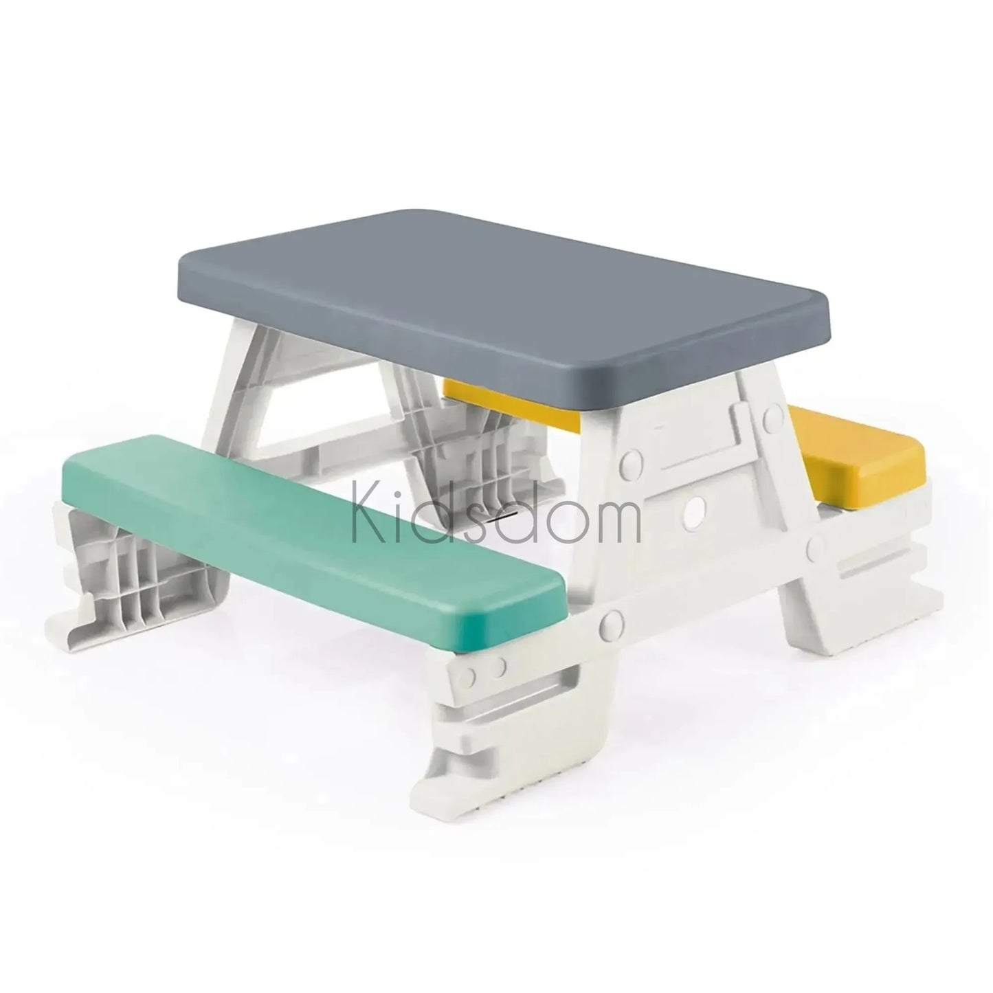 Dolu Kids Picnic Table – Indoor & Outdoor Play Table for 4 Children