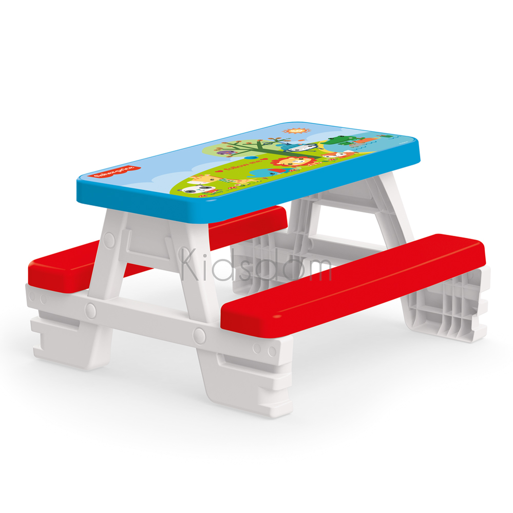 Dolu Kids Picnic Table – Indoor & Outdoor Play Table for 4 Children