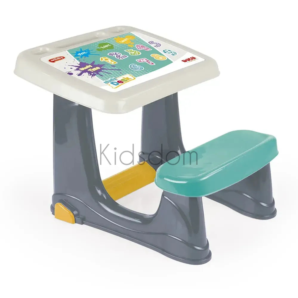 Dolu Study Desk – Kids Desk with Seat & Footrest for Ages 2+