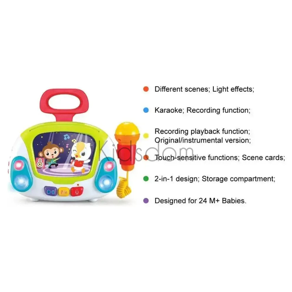 Hola Karaoke Jukebox – Musical Toy with Microphone & Lights