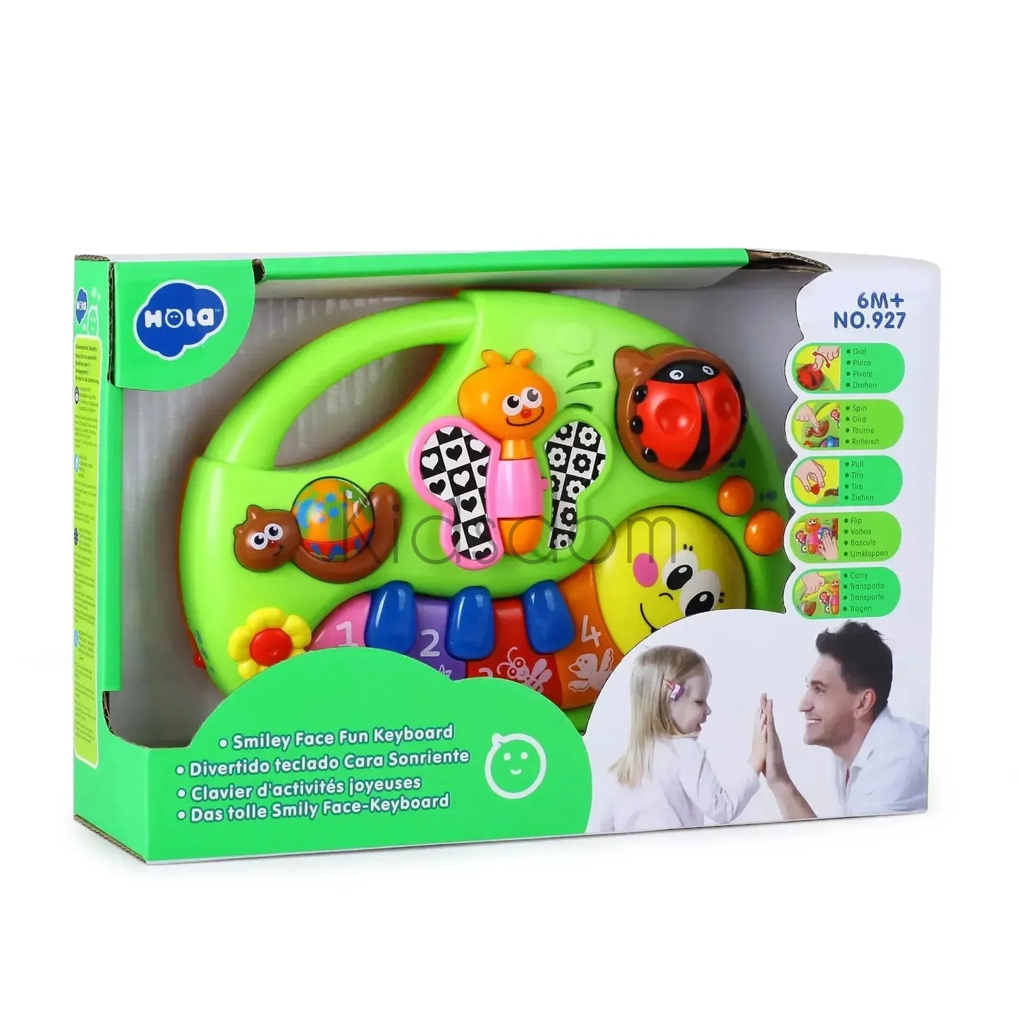 Hola Smiley Face Fun Keyboard – Musical Toy for Babies