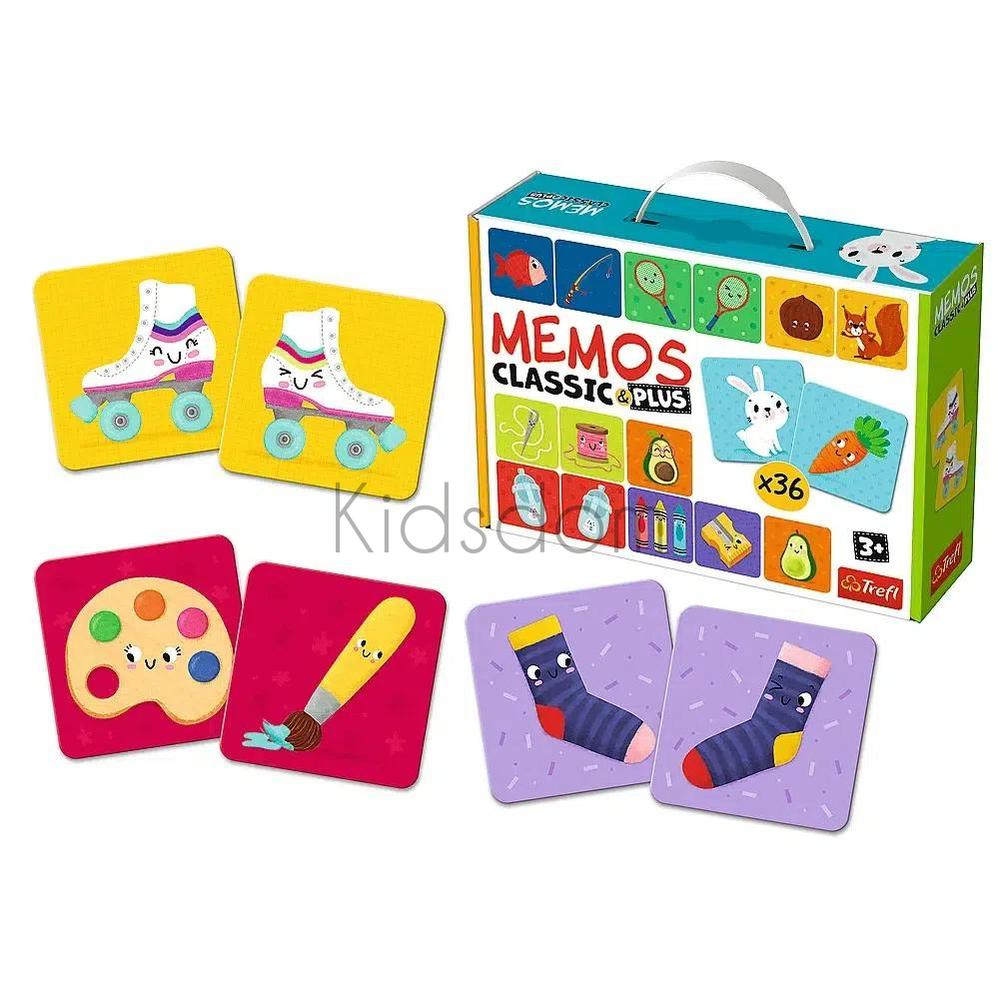 Memos Classic & Plus – 36-Card Memory Game