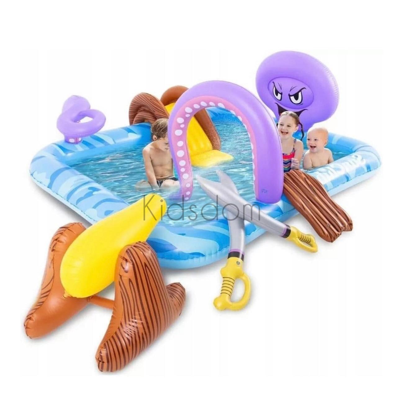 Octopus Spray Inflatable Play Pool