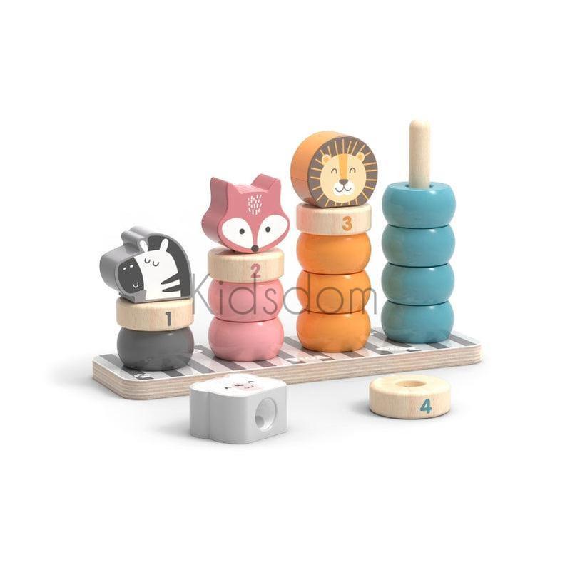 PolarB by Viga – Wooden Animal Stacking Blocks