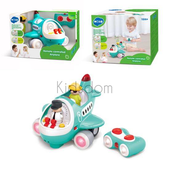 Remote-Controlled Airplane Toy – Interactive Vehicle with Lights & Sounds