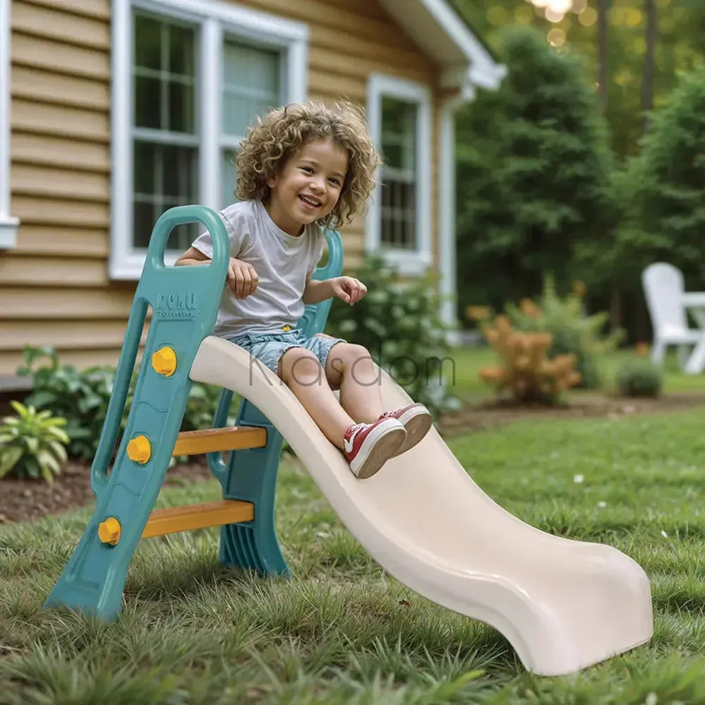 Toddler Outdoor & Indoor Slide – Compact & Safe Play Slide for Kids (60.5 x 135 x 90 cm)
