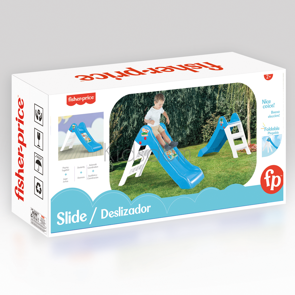 Toddler Slide – Compact Indoor & Outdoor Slide (117.5x70.5x48.5cm)