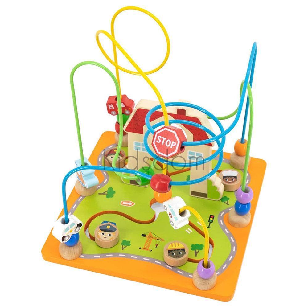 VIGA 5-in-1 Wooden Activity Cube
