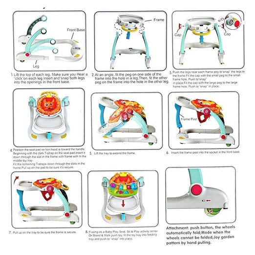 4-in-1 Baby Activity Walker