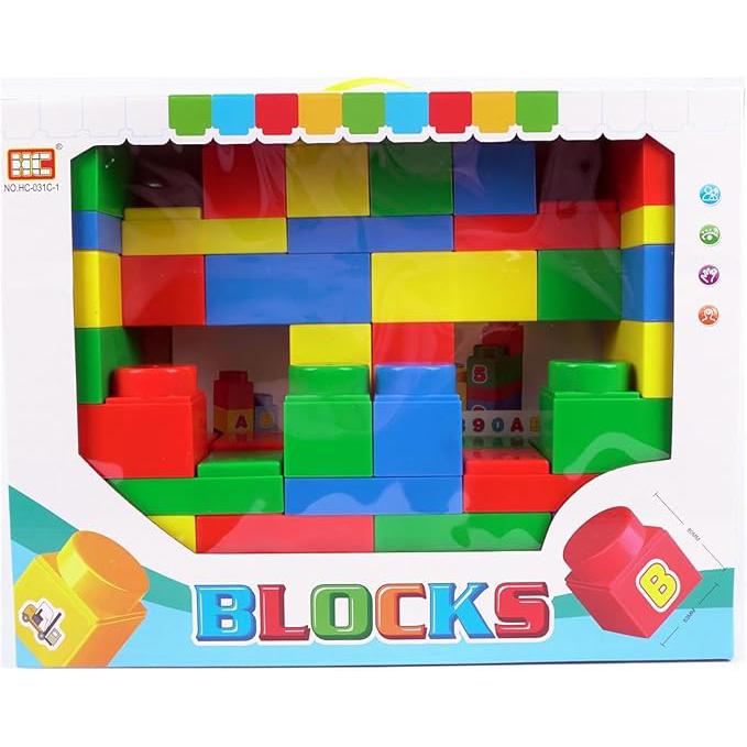 48-Piece Large Building Blocks Set