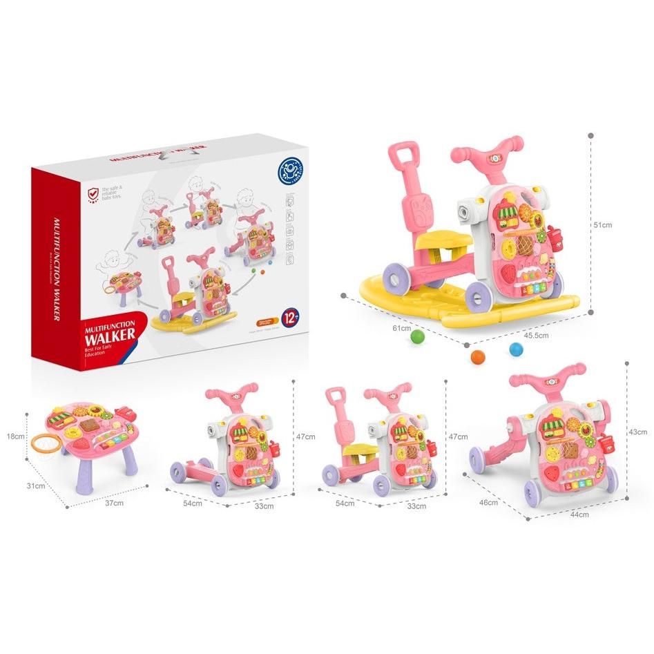 5-in-1 Multifunctional Baby Walker