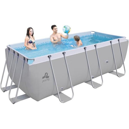 Avenli Rectangular Frame Pool Set – 4.00M x 2.07M x 1.22M