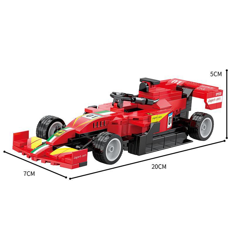 COGO Formula Racing Car Building Set – Speed, Build, and Race