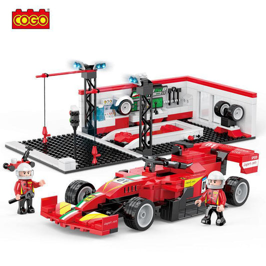 COGO Formula Racing Car Building Set – Speed, Build, and Race