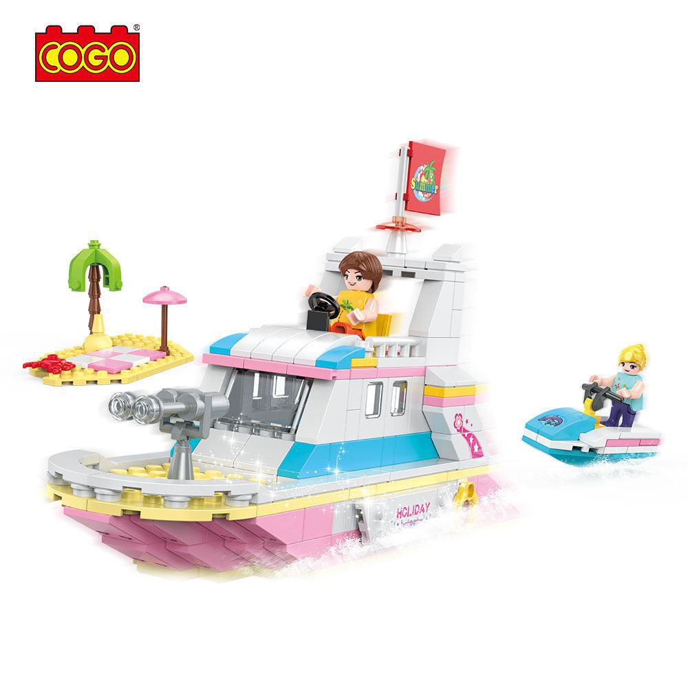 COGO Holiday Yacht Building Set – 328 Pieces