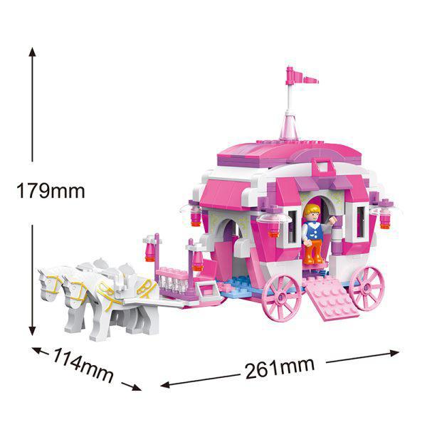 COGO Princess Castle Building Set – 356 Pieces