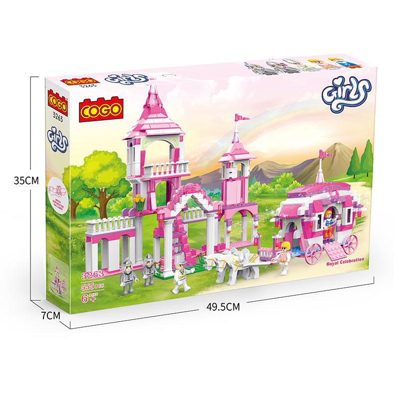 COGO Princess Castle Building Set – 356 Pieces