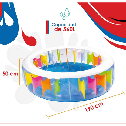 Colorful Inflatable Kiddie Pool