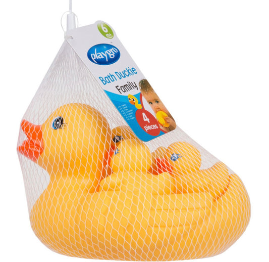 Playgro Bath Duckie Family – 4-Piece Set for Baby Bathtime Fun 🐥🛁