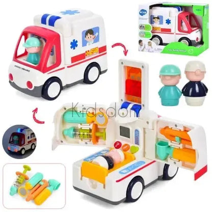 Hola Toy Ambulance – Medical Role Play Set with Lights, Sounds & Accessories