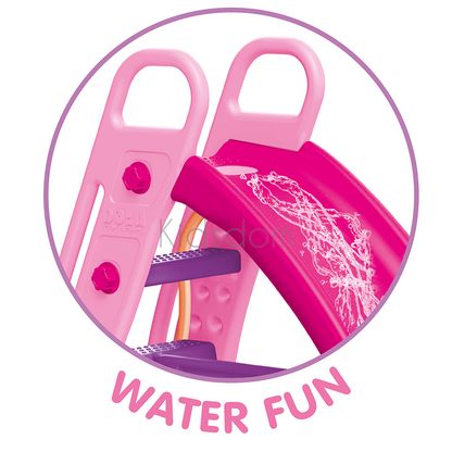 Kids’ Water Slide with Sprayer – Indoor & Outdoor Pink Slide