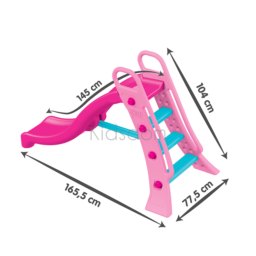 Kids’ Water Slide with Sprayer – Indoor & Outdoor Pink Slide