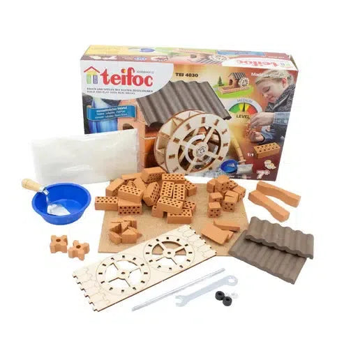 Teifoc Water Mill Brick Construction Set