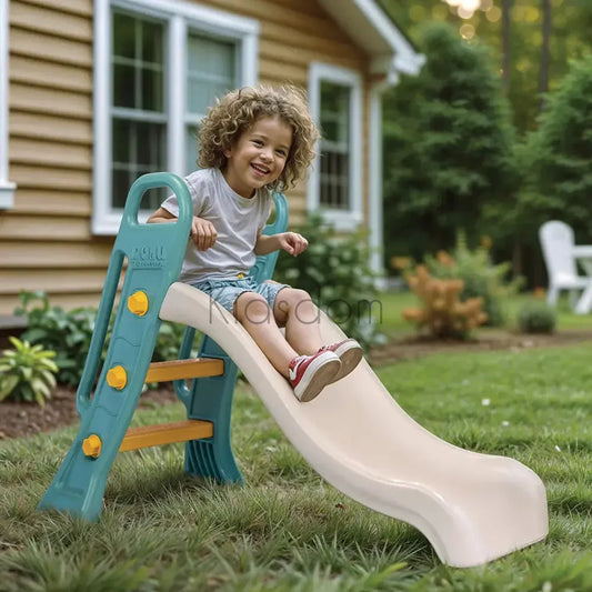 Toddler Outdoor & Indoor Slide – Compact & Safe Play Slide for Kids (60.5 x 135 x 90 cm)