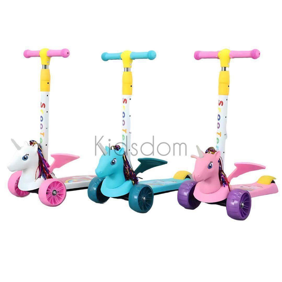 Unicorn 3-Wheel Scooter for Kids
