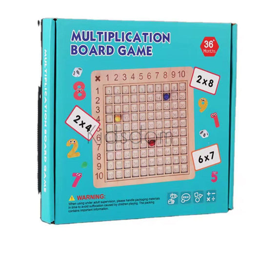 Wooden Multiplication Board Game